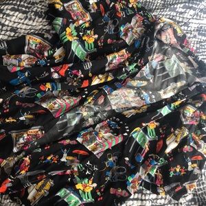 Vintage large button up